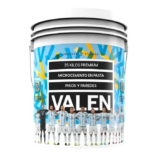 Microcemento Valen 5 y 25 kg - Pintaro Pinturas